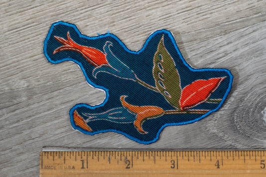 Patch/Appliqué Made from Imported Japanese Recycled Kimono Fabric