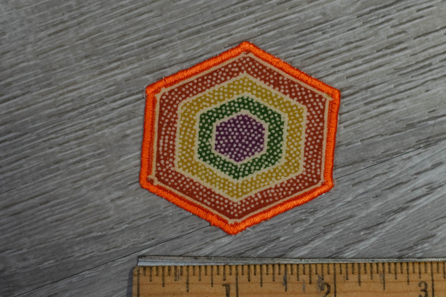 Hexagonal Kimono Pattern Patch/Appliqué