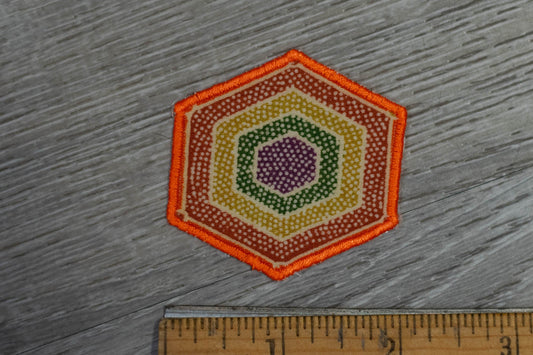 Hexagonal Kimono Pattern Patch/Appliqué
