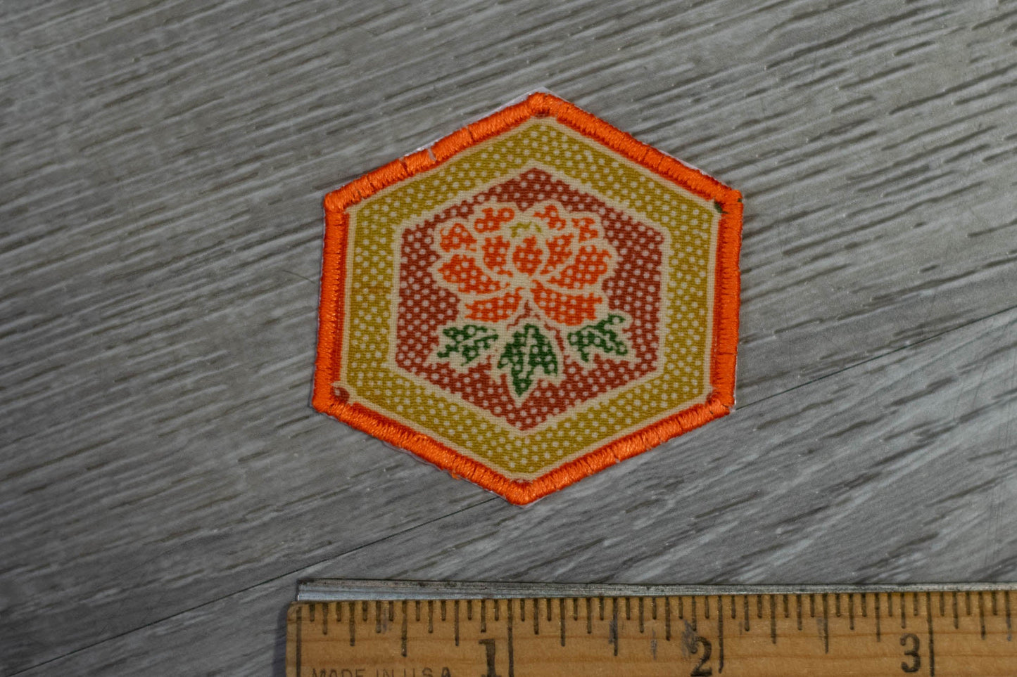 Hexagonal Pattern Kimono Patch/Appliqué