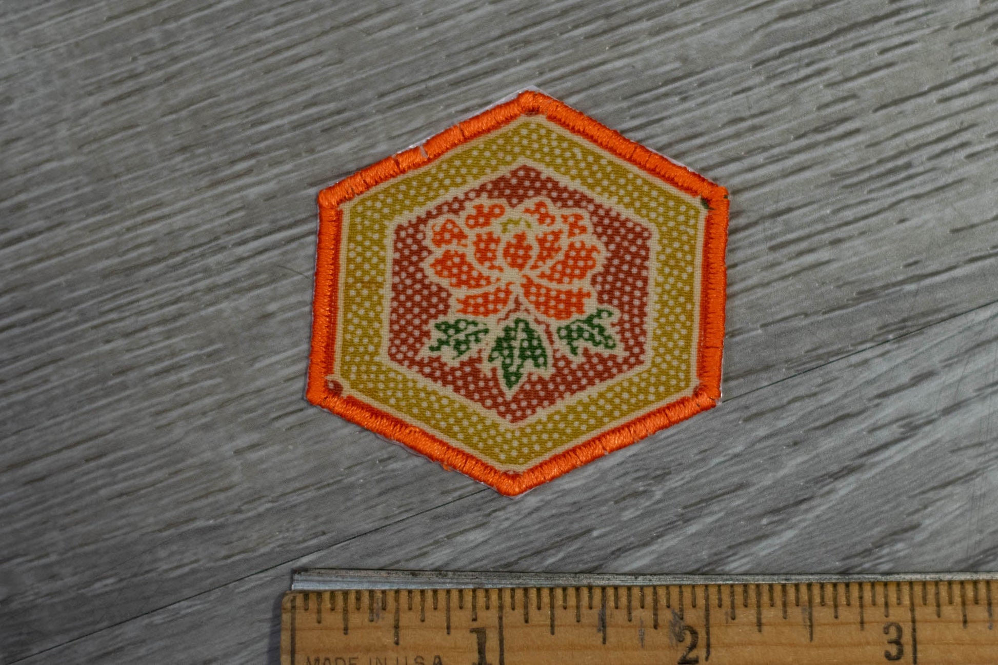 Hexagonal Pattern Kimono Patch/Appliqué