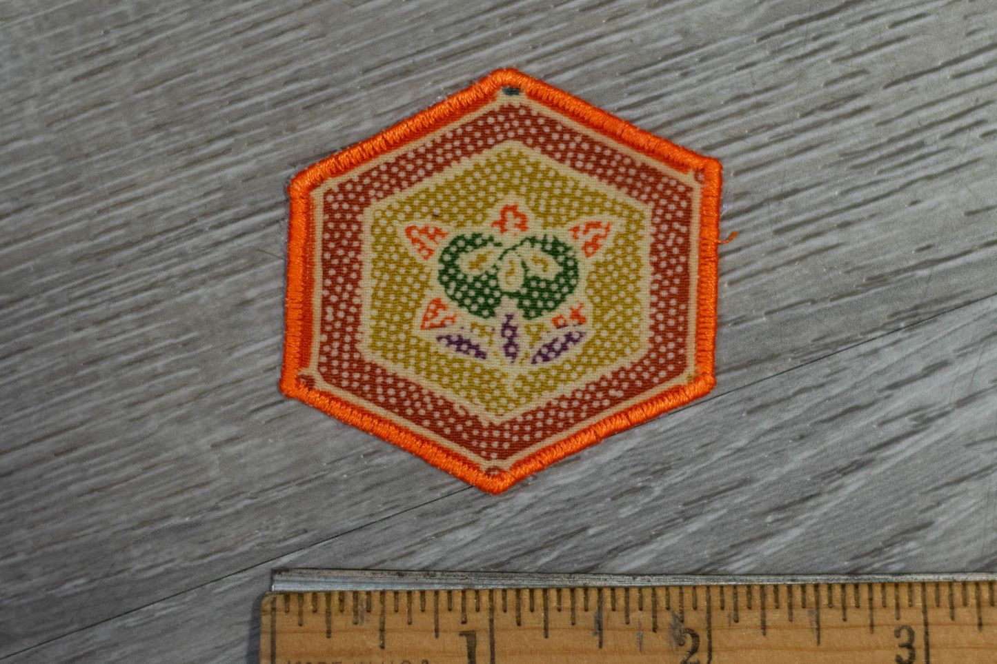 Hexagonal Pattern Kimono Patch/Appliqué
