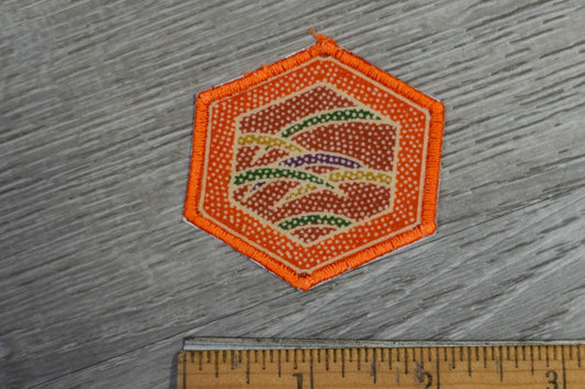 Hexagonal Kimono Pattern Patch/Appliqué