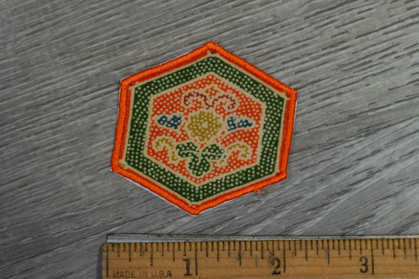 Hexagonal Kimono Pattern Patch/Appliqué