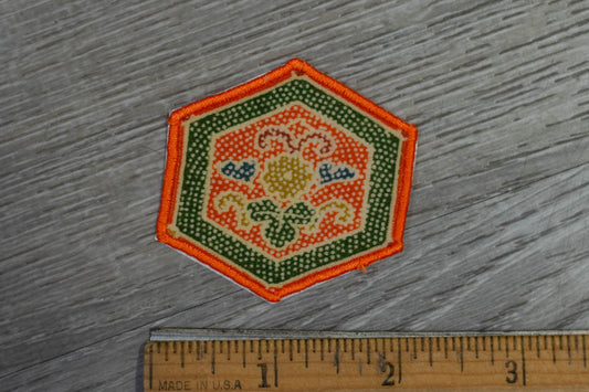Hexagonal Kimono Pattern Patch/Appliqué