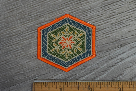 Hexagonal Kimono Pattern Patch/Appliqué