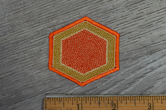 Hexagonal Kimono Pattern Patch/Appliqué