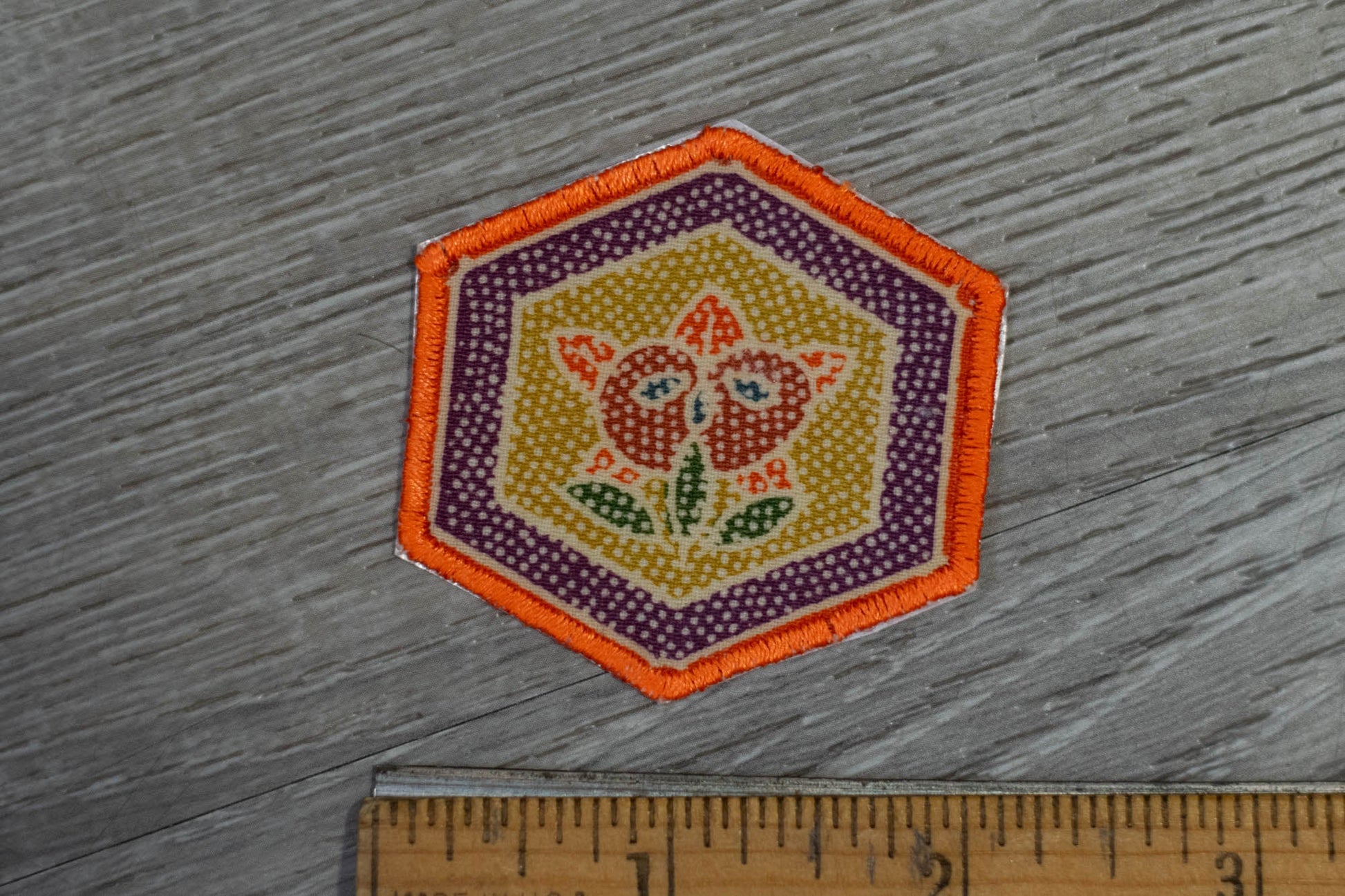 Hexagonal Kimono Pattern Patch/Appliqué