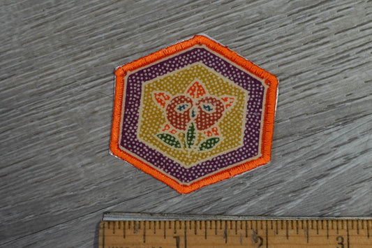 Hexagonal Kimono Pattern Patch/Appliqué