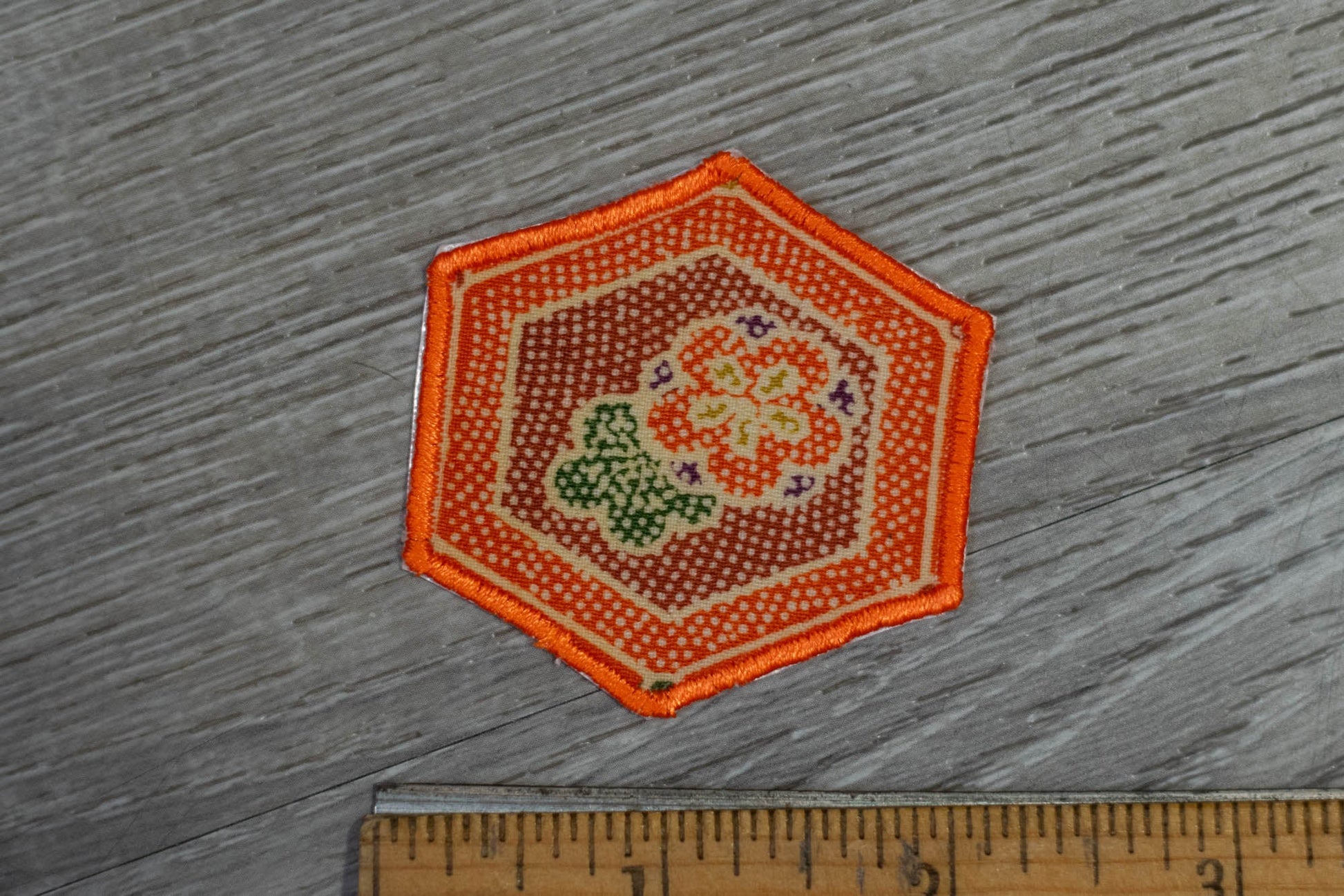 Hexagonal Kimono Pattern Patch/Appliqué