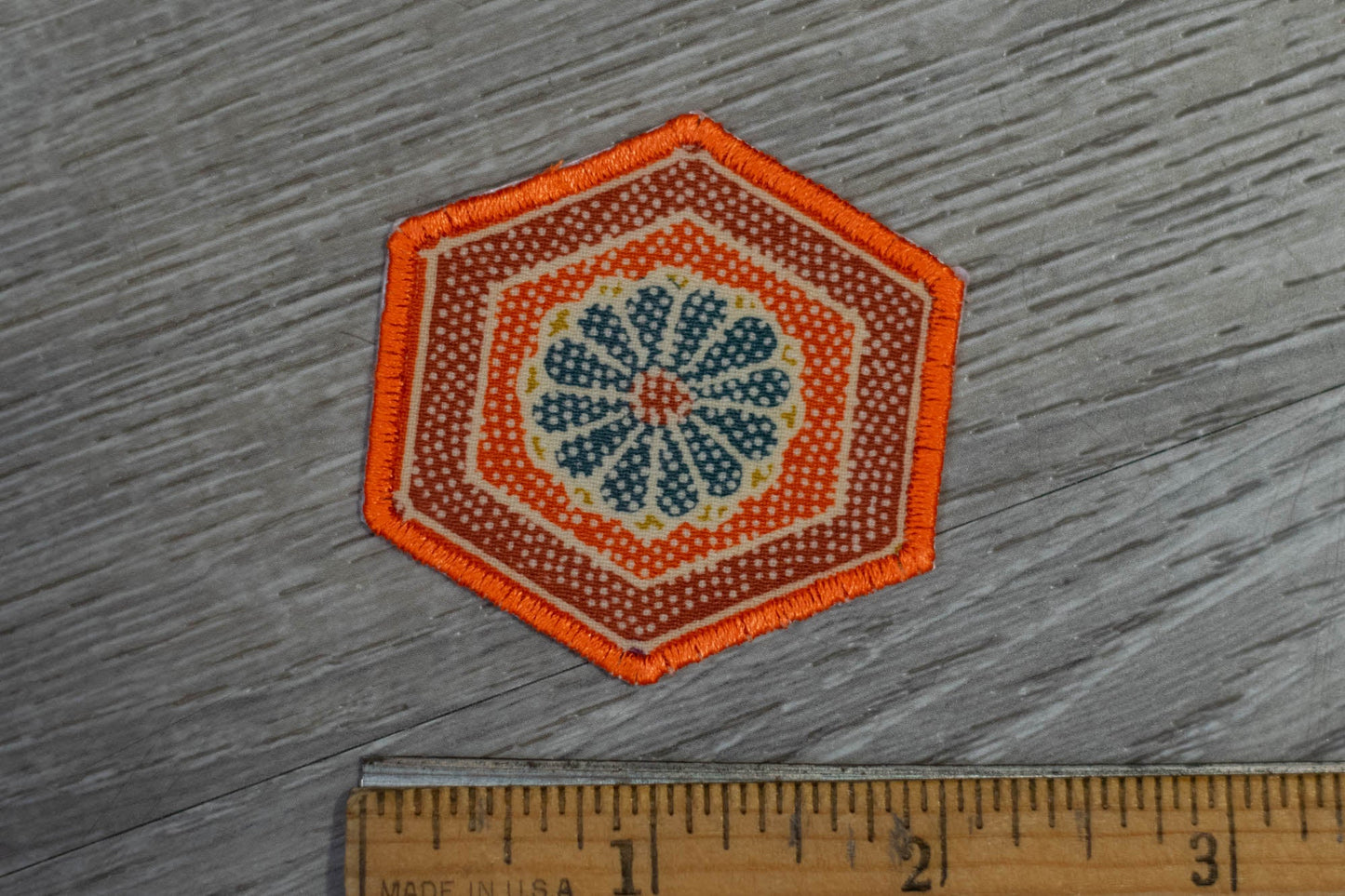 Hexagonal Kimono Pattern Patch/Appliqué