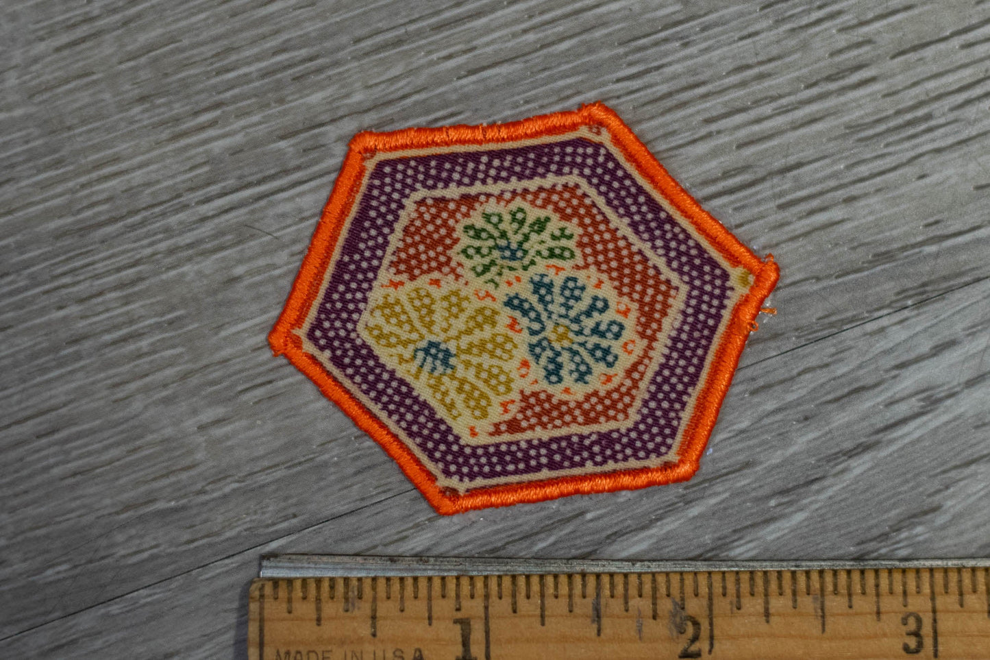 Hexagonal Kimono Pattern Patch/Appliqué