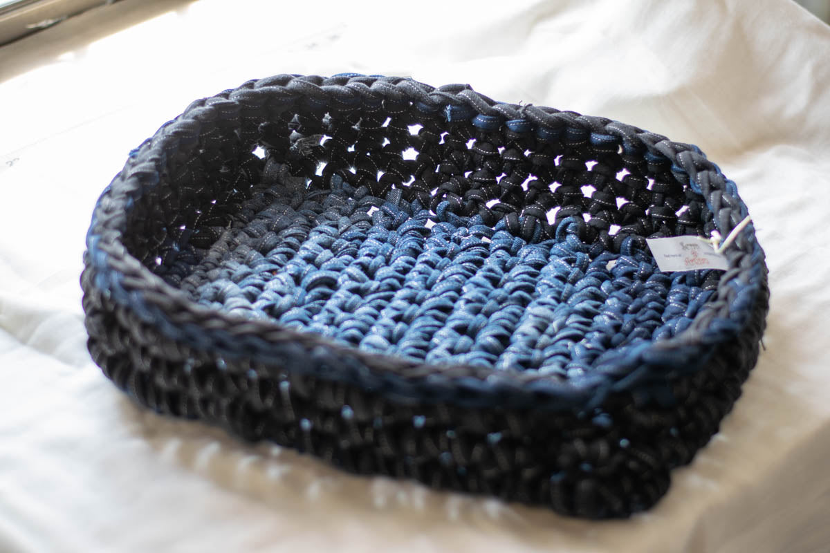 Eco Friendly Jean Basket — Large Rectangle, side 3