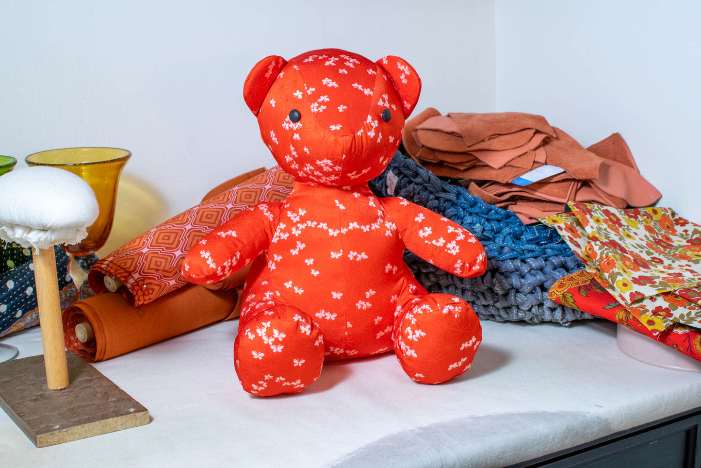 Butterfly Print Kimono Teddy Bear 1