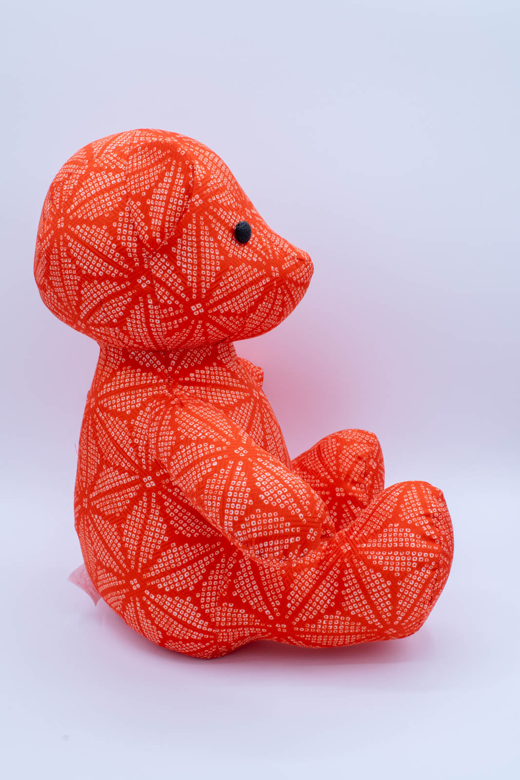 Eco-Friendly Red Kimono Butterfly Pattern Teddy Bear #0801015