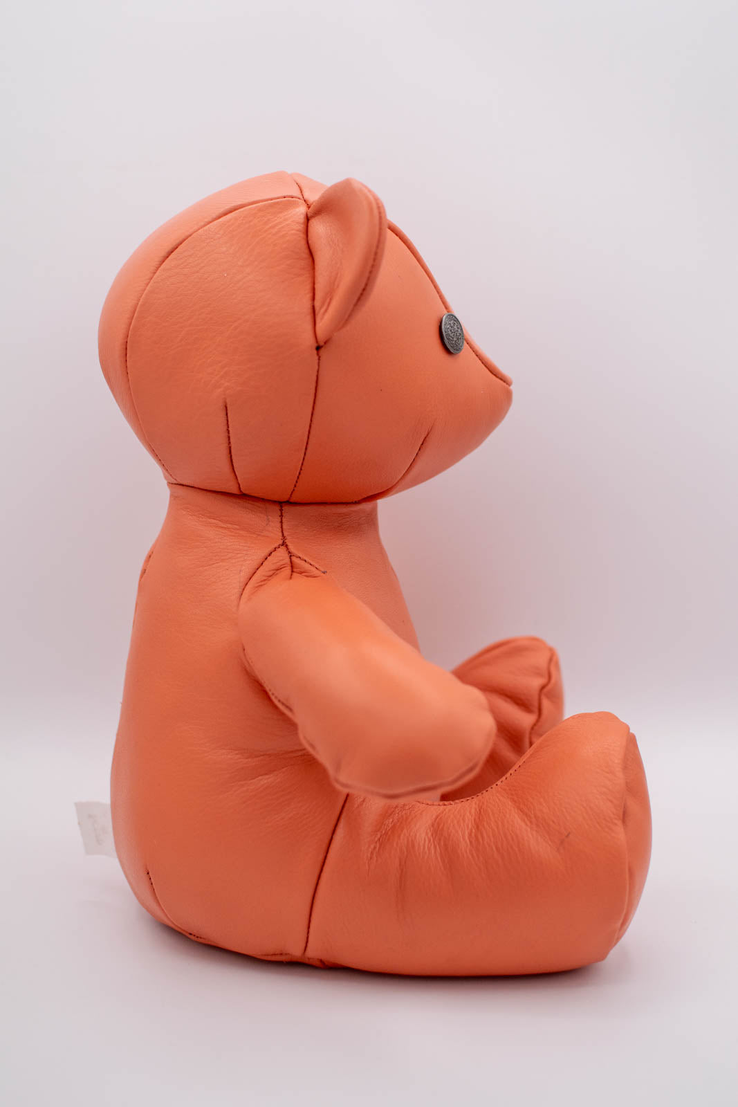 Eco-Friendly Salmon Leather Teddy Bear Jean Tack Button Eyes #0801003