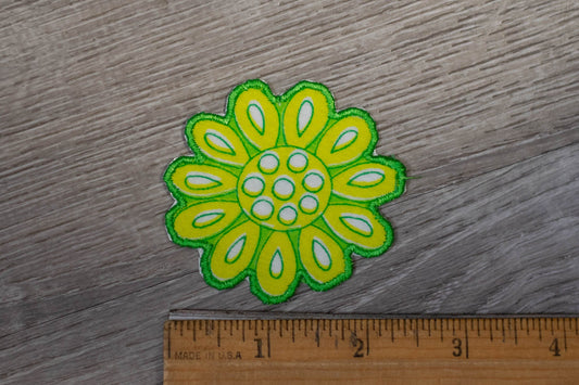 Yellow and Green Flower Appliqué/Patch