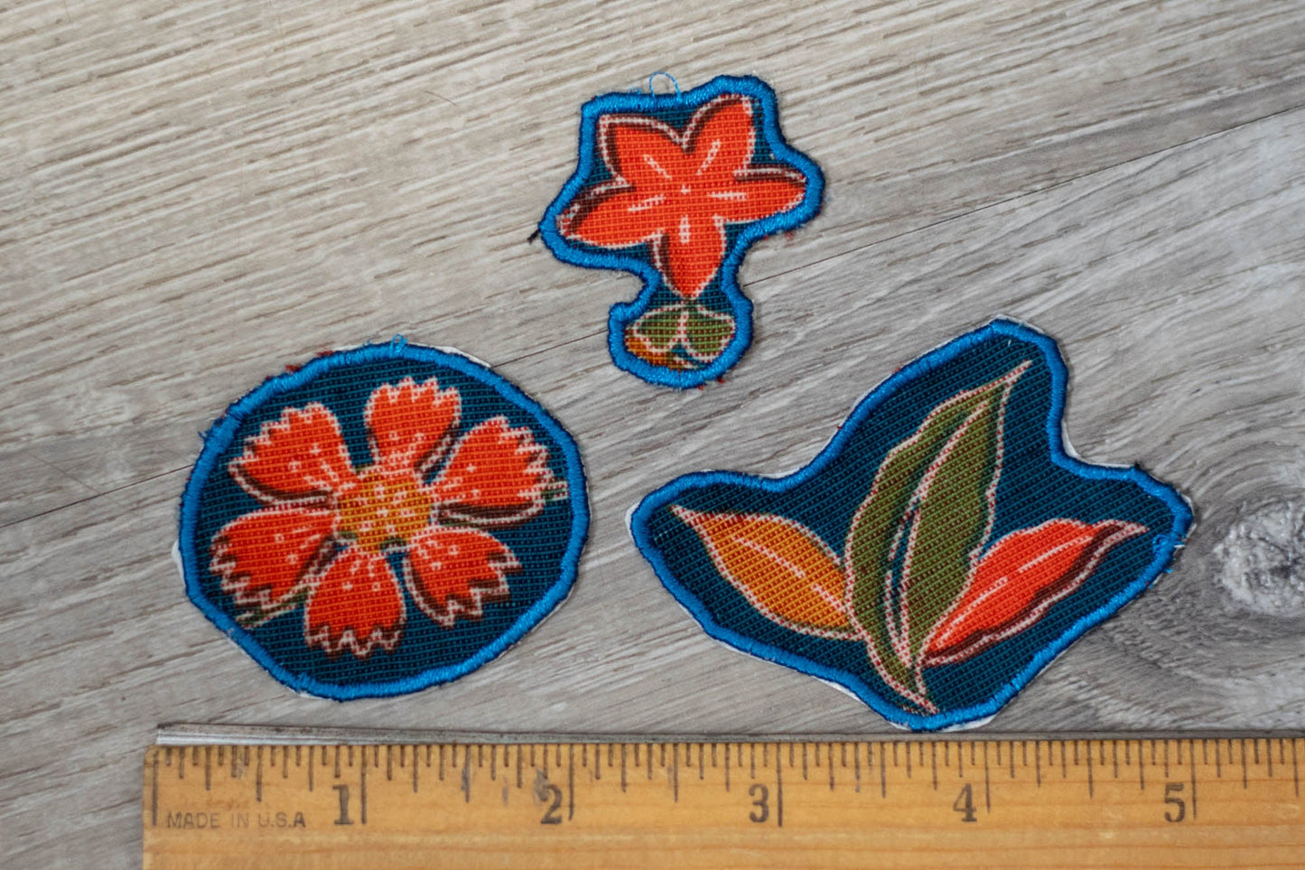 Patch/Appliqué Set Made from Imported Recycled Kimono Fabric