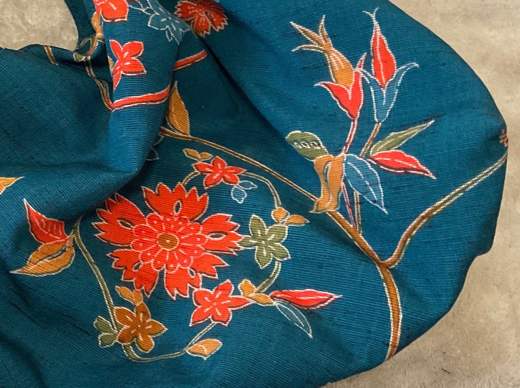 Reversible Azuma Sack Medium Made from Salvaged Japanese Fabric C